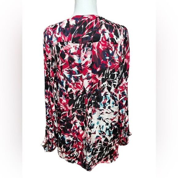 Parker Wasp Silk Button Down Blouse - Picture 5 of 7